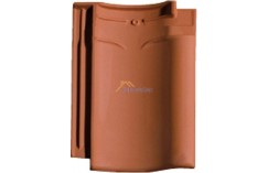 Dakpan Monier VH-V natuurrood (aanbieding, licht genuanceerd) voorbeeld