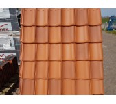 Dakpan Monier VH-V natuurrood (aanbieding, licht genuanceerd) voorbeeld
