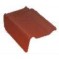 Gevelpan links Monier Postel Orage rood rustiek engobe