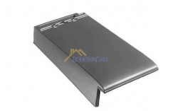 Gevelpan links Monier Tuile plat platinagrijs