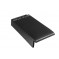Gevelpan links Monier Tuile Plat zwart vol donker engobe