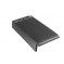 Gevelpan links Monier Tuile Plat inktzwart mat verglaasd
