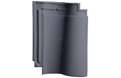 Dakpan Monier Grote Romaanse blauw gesmoord