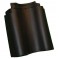 Gevelpan links Monier OVH 206 zwart glazura edelengobe