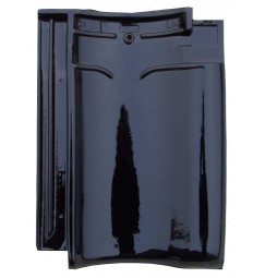 Dakpan Monier VH-V gitzwart verglaasd (aanbieding, mix scherf)