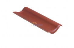 Halve pan Monier Low Pitch System rood natura
