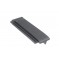 Halve gevelpan rechts Monier Tuile Plat platinagrijs edelengobe