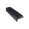 Halve gevelpan links Monier Tuile Plat zwart vol donker engobe