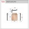 Linker gevelpan Koramic Tuile du Nord 44 Oud latem rood Naturel